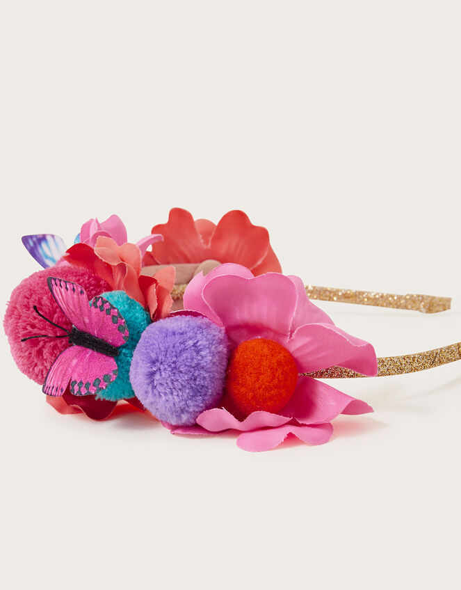 Festival Fun Pom-Pom Headband, , large