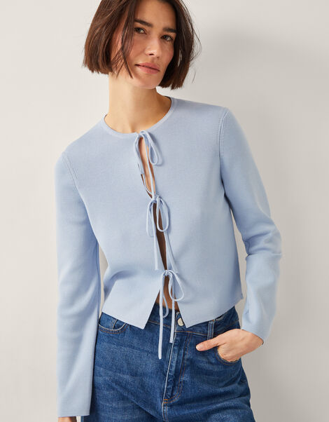 Tula Tie Cardigan, Blue (PALE BLUE), large