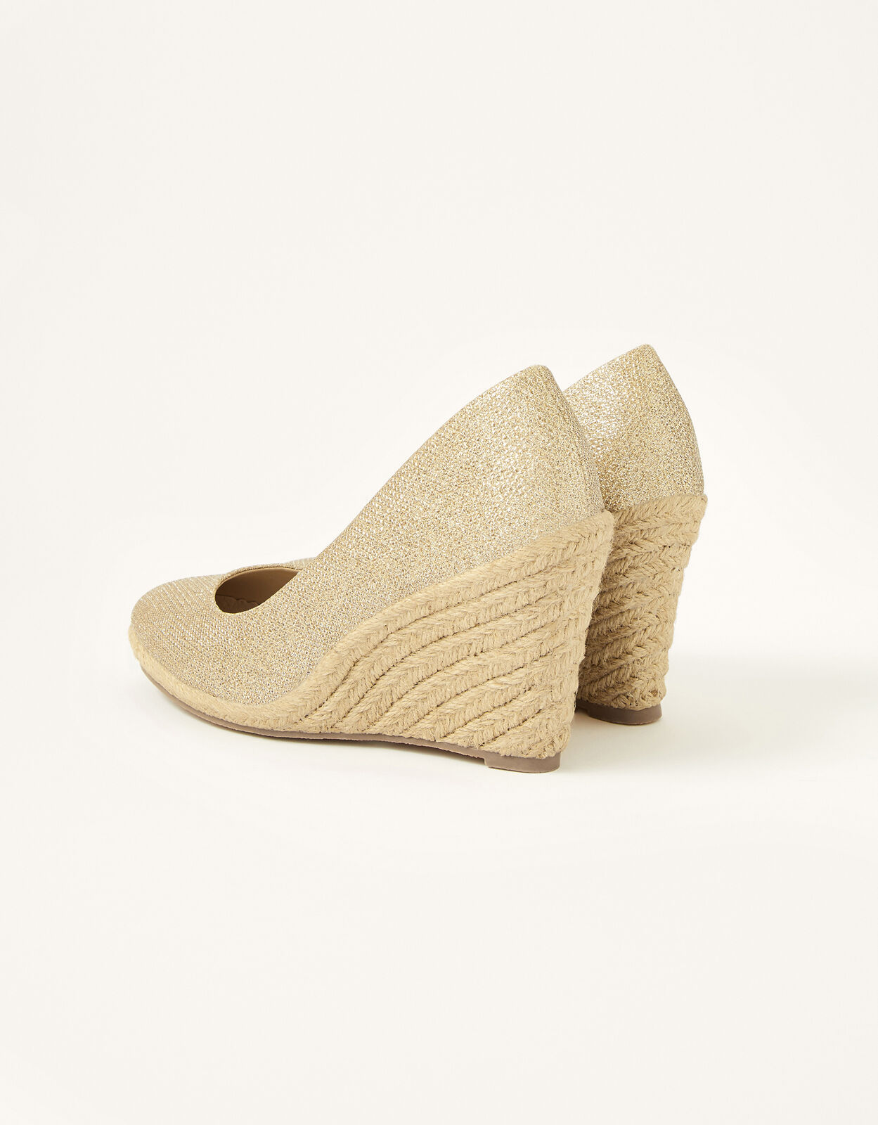 Metallic espadrille wedges sales