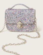 Glitter Mini Bag, Silver (SILVER), large