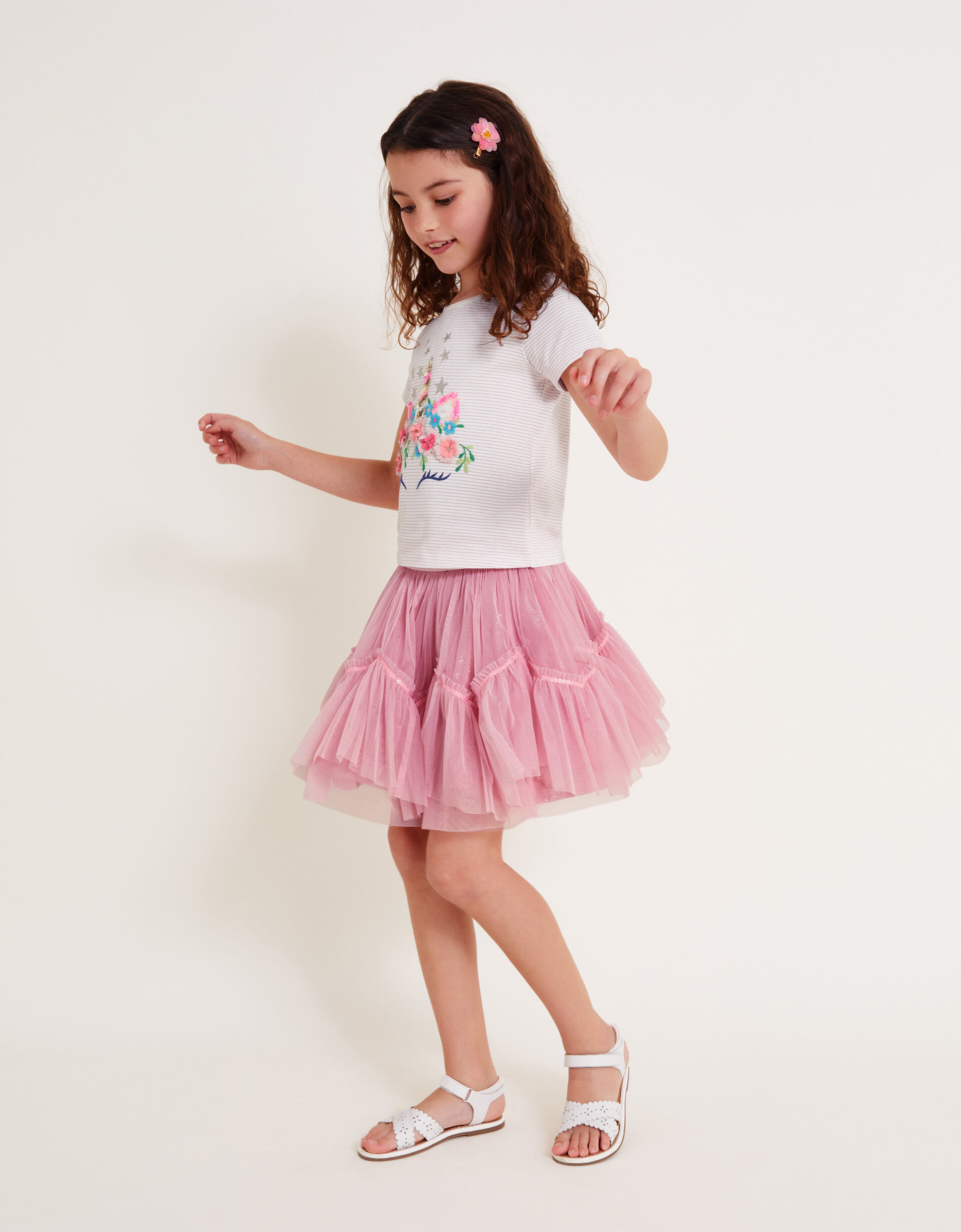 Unicorn skirt outfit top