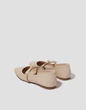 Betty Ballet Flats, Cream (CREAM), large