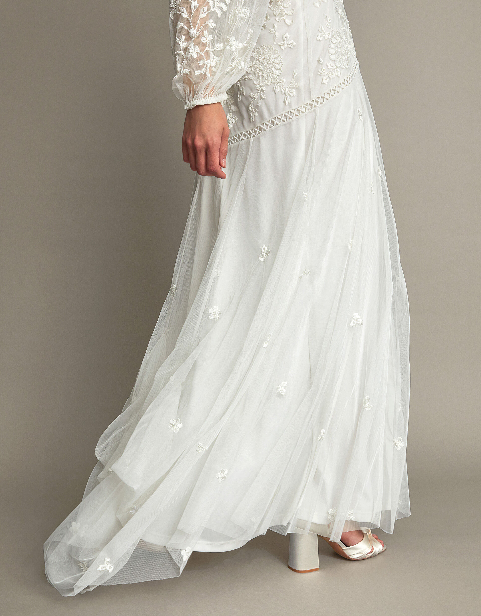 Josette Embellished Bridal Dress Ivory