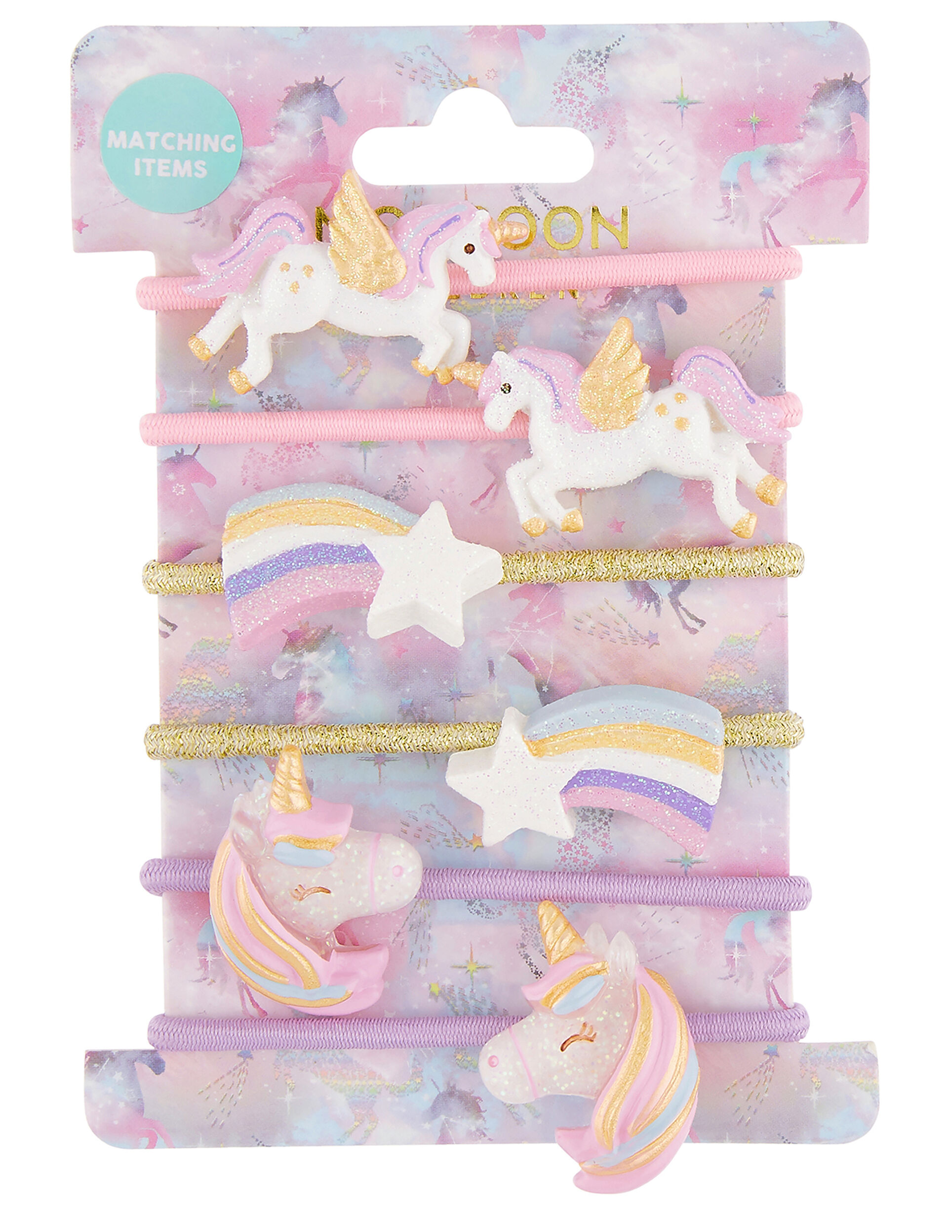 Supernova Shimmer Unicorn Hair Band Set, , large
