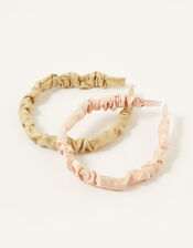 Ruched Headband Twinset, , large