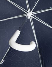 Grass and Air Colour-Revealing Umbrella, Blue (NAVY), large