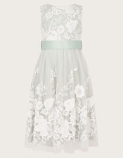 Alicia Embroidered Lace Maxi Dress, Green (GREEN), large