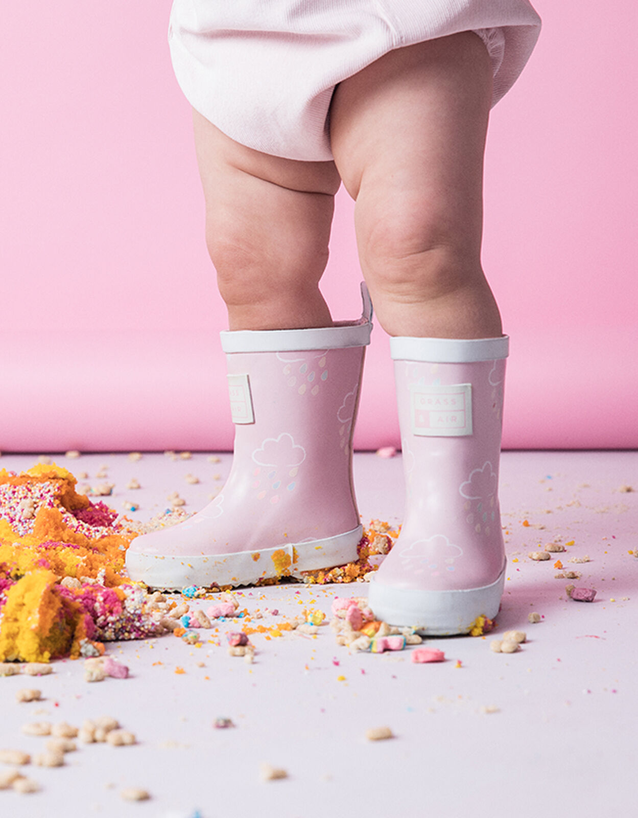 Pink discount baby wellies