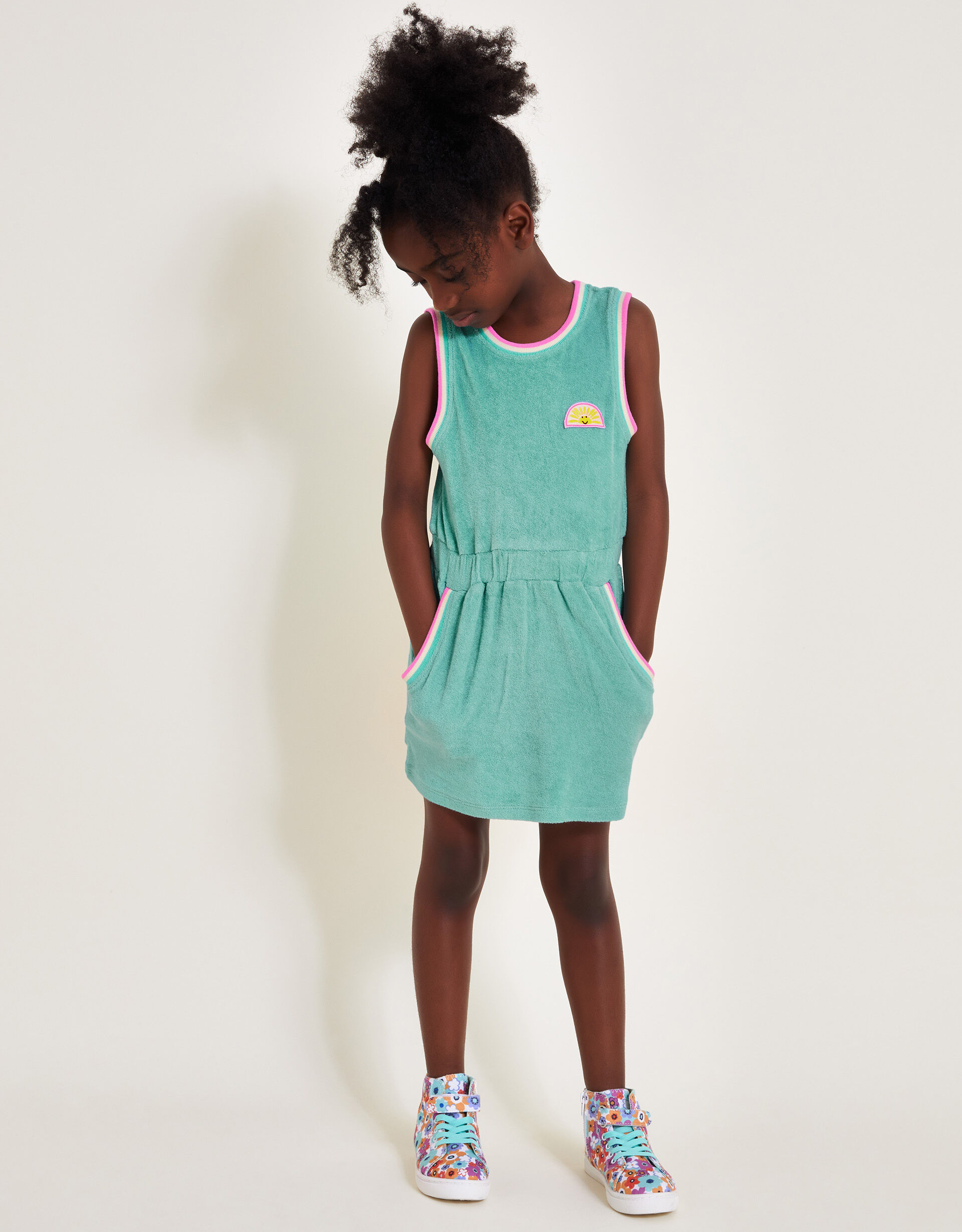 Girls towelling dress outlet