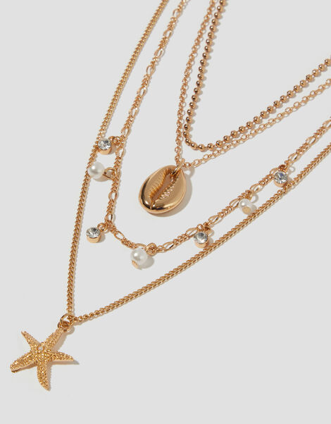 Sea Charm Layered Necklace, , large