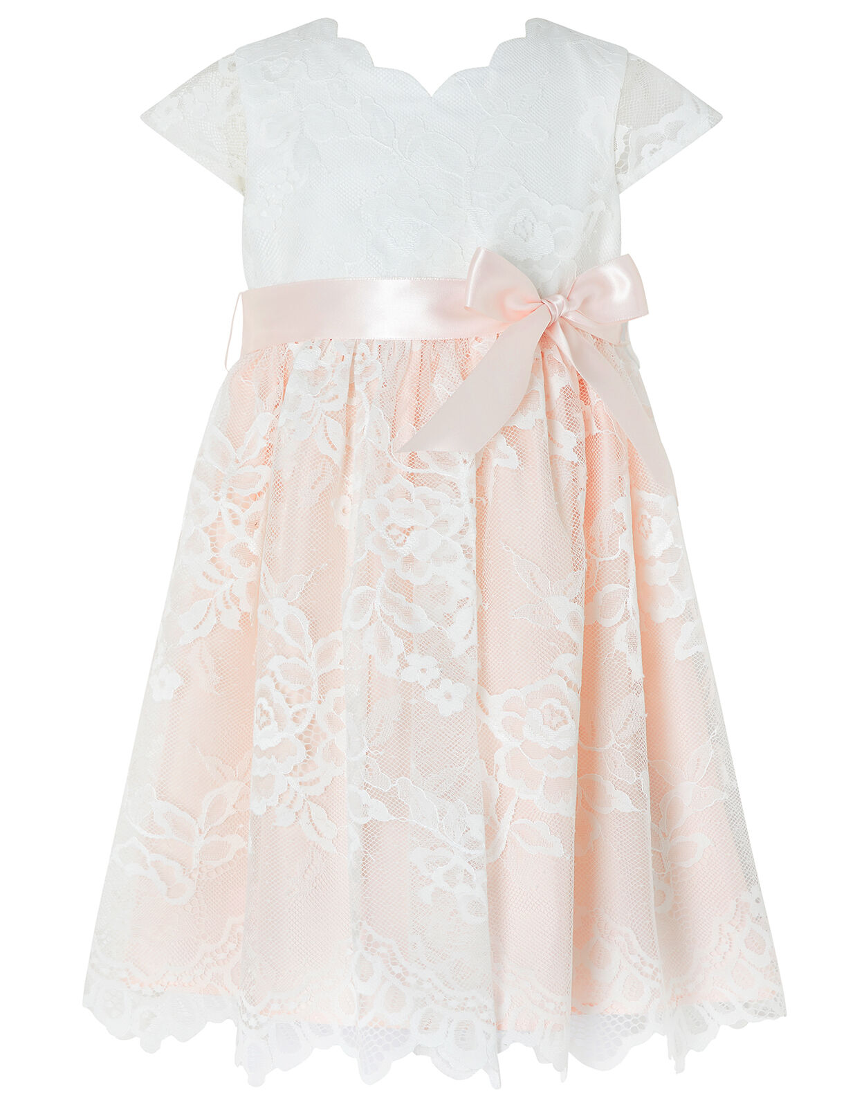 pink lace occasion dress