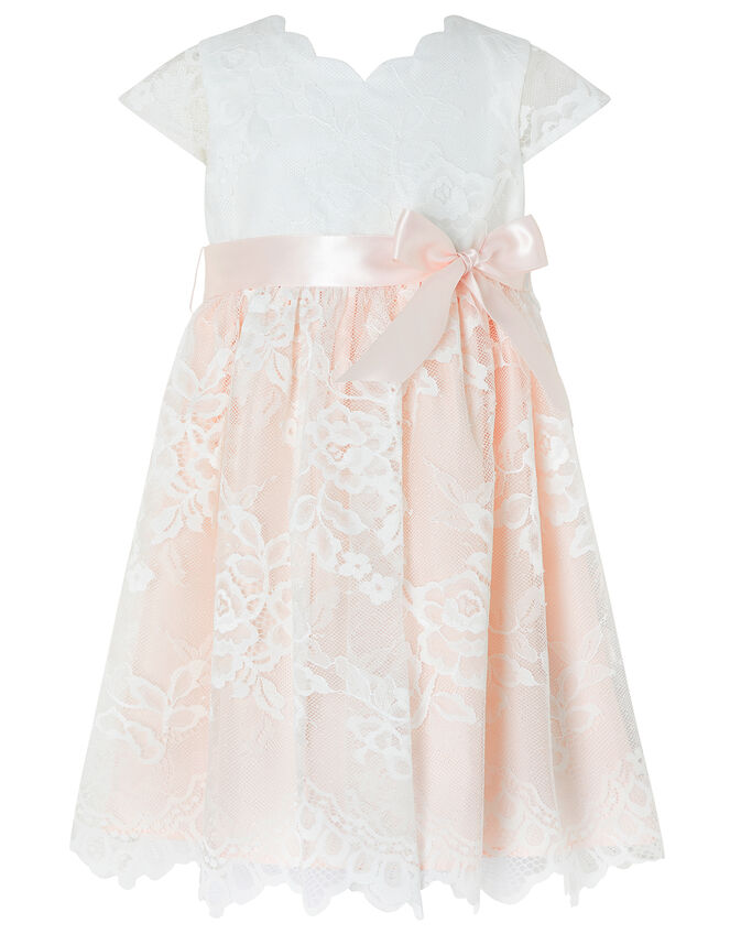 Baby Artoise Lace Occasion Dress, Pink (PALE PINK), large