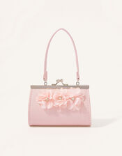 Triple Pom-Pom Mini Bag, , large