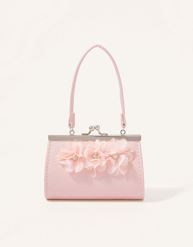 Triple Pom-Pom Mini Bag, , large