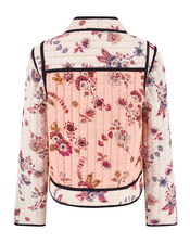 East Madison Floral Quilted Jacket, Multi (MULTI), large