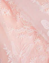 May Butterfly Lace Border Dress, Pink (PALE PINK), large