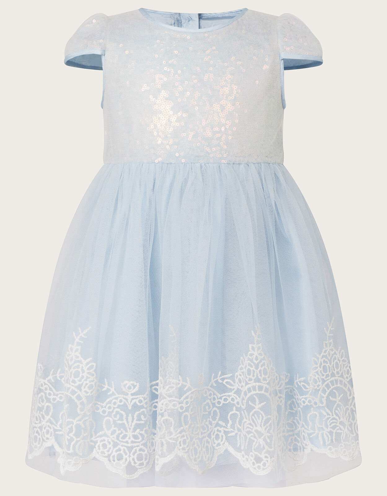 Monsoon girls blue online dress