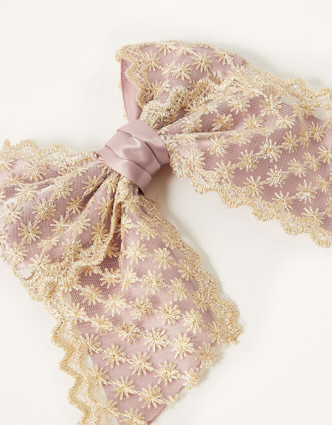 Lacey Bow Clip, , large