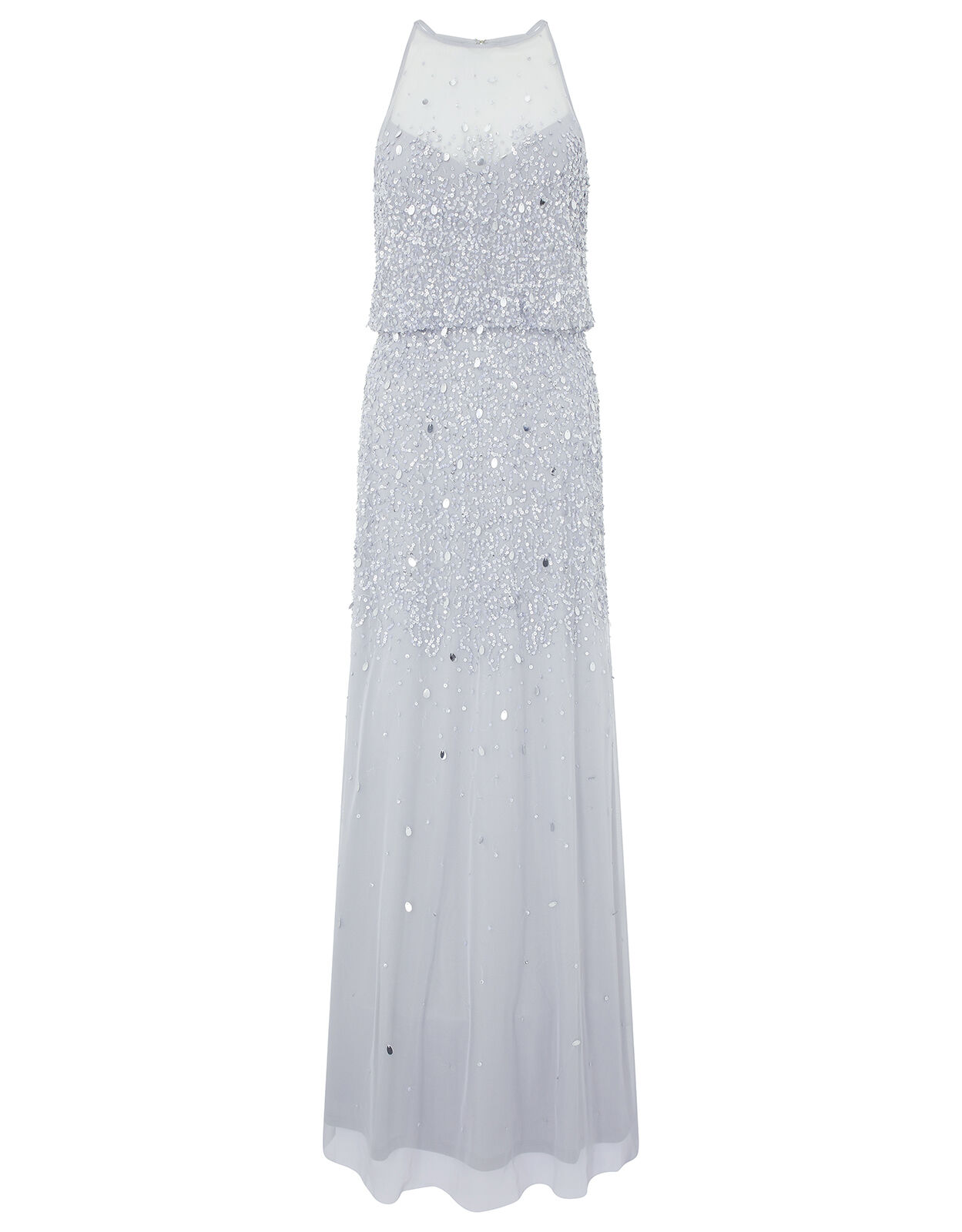 monsoon silver bridesmaid dress