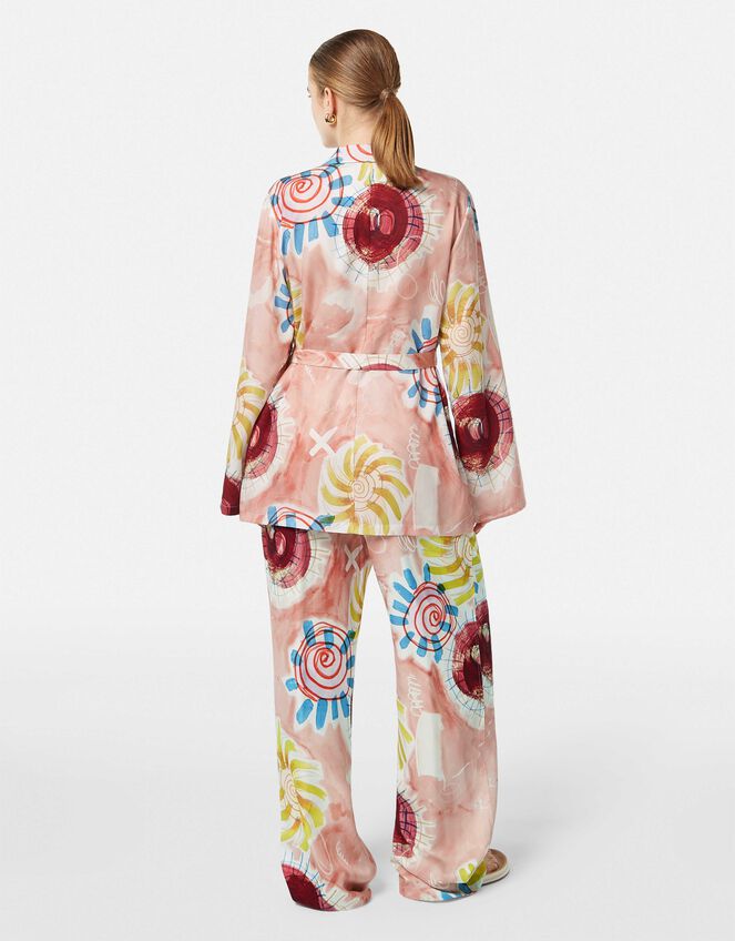 Scotch and Soda Printed Blazer Pyjamas, Pink (PINK), large