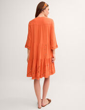 Maddie Mirror Midi Kaftan, Orange (ORANGE), large
