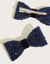 Dazzle Bow Hair Clip Twinset, , large