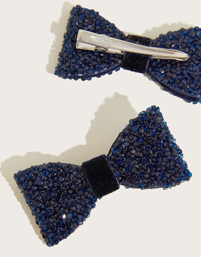 Dazzle Bow Hair Clip Twinset, , large