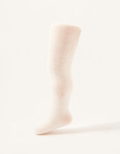 Baby Day Cable Tights, Ivory (IVORY), large