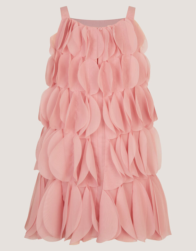 Strappy Scallop Frill Dress, Pink (PINK), large