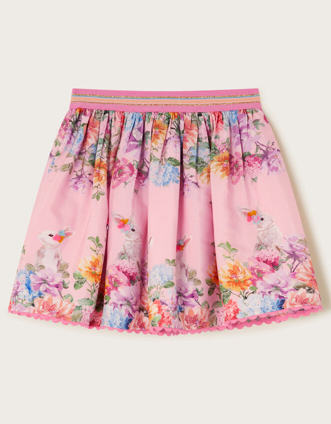 Floral Bunny Skirt, Pink (PINK), large