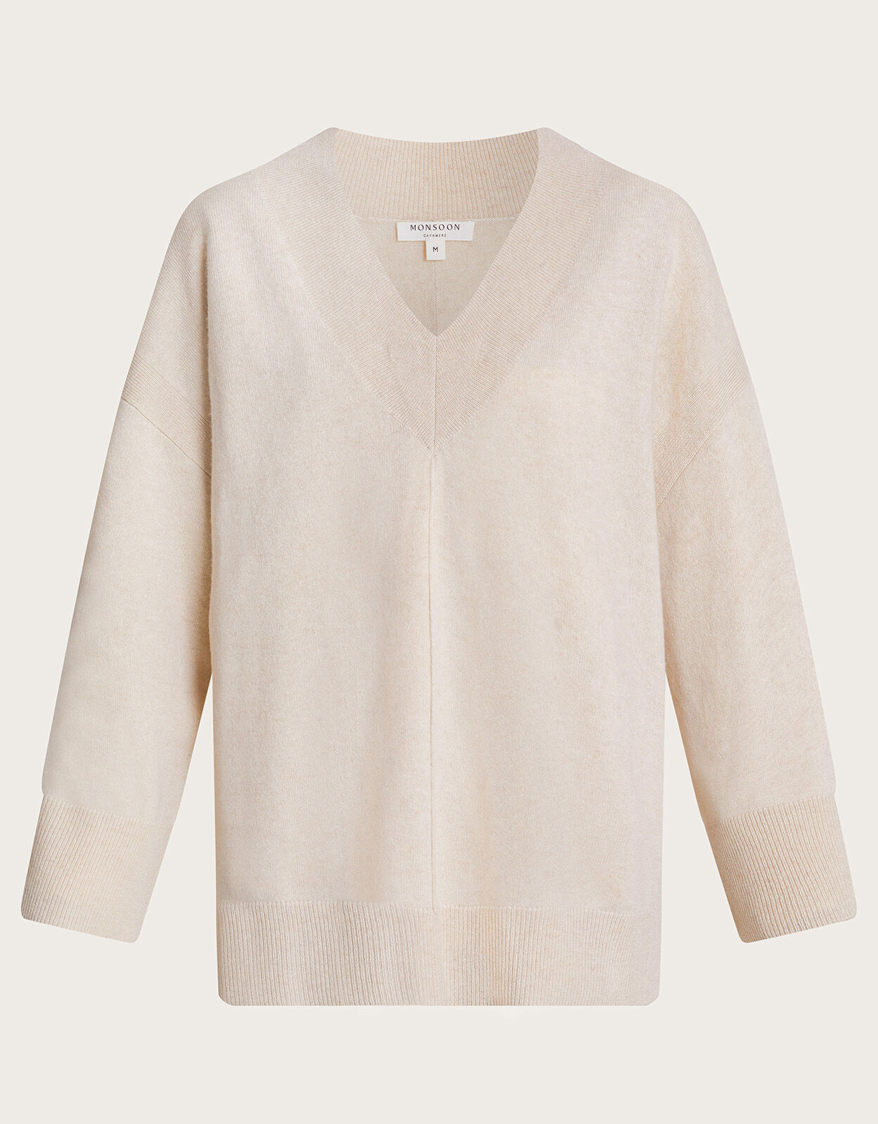Coni Cashmere Jumper Natural Knitwear Monsoon Global