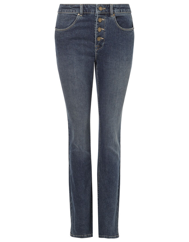 Bootcut Denim Jeans, Blue (DENIM BLUE), large