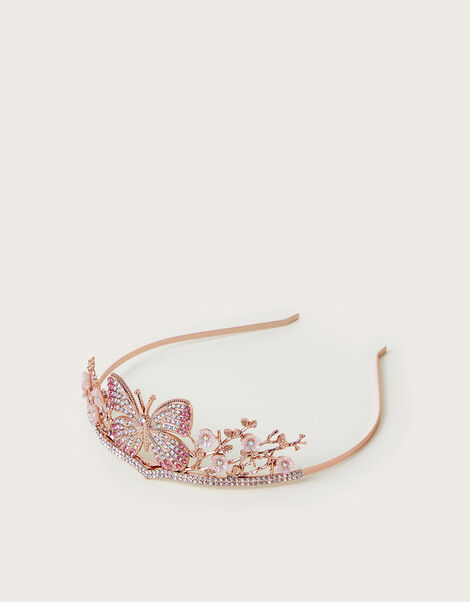 Fiorella Butterfly Tiara, , large