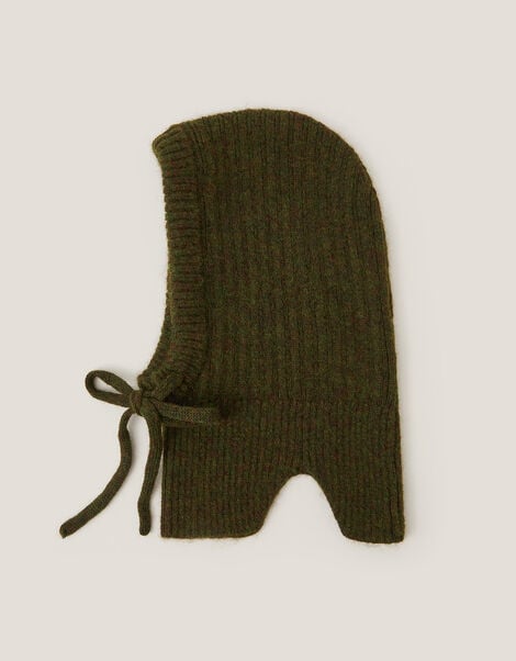 Darla Knitted Bonnet, Green (KHAKI), large