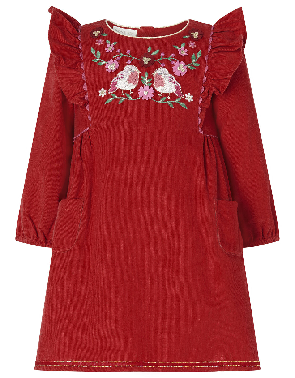 Monsoon red dress girl online