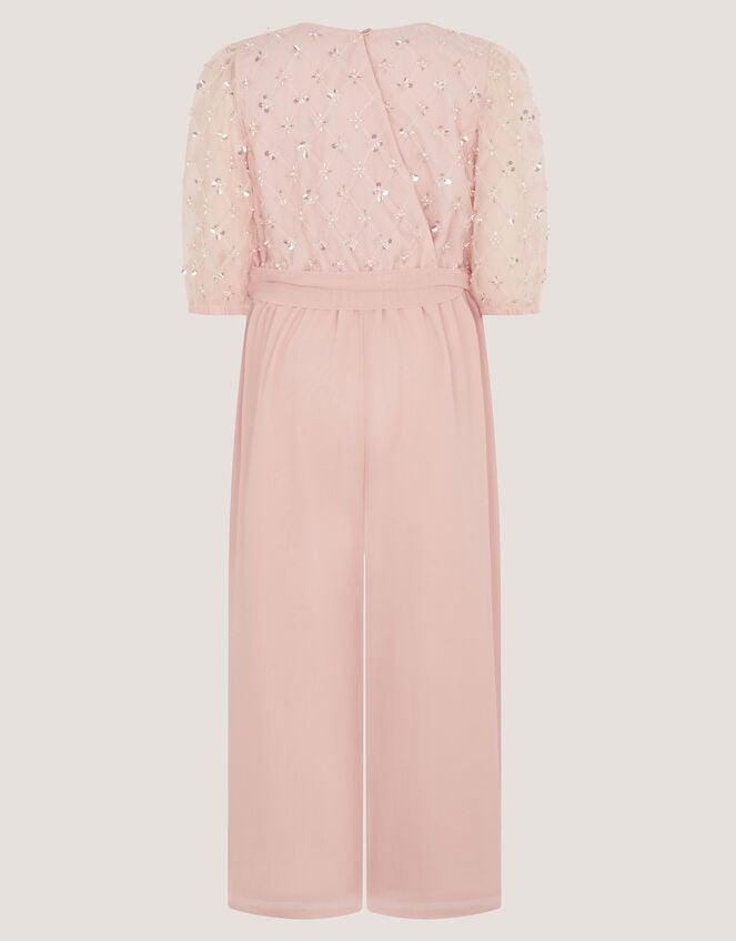 Gracie Embellished Party Jumpsuit, Pink (PINK), large