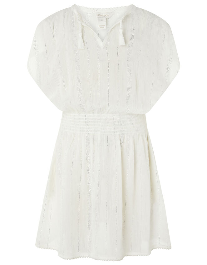Willabelle Sparkly Kaftan, White (WHITE), large