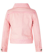 Primrose Tie-Dye Denim Jacket, Pink (PINK), large