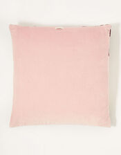 Diamond Check Velvet Cushion, , large