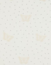 Girl Butterfly Spot Tights, Ivory (IVORY), large