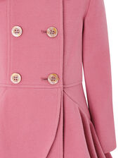 Twirl Ruffle Coat, Pink (PINK), large