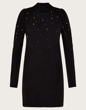 Payal Pearl Dress, Black (BLACK), large