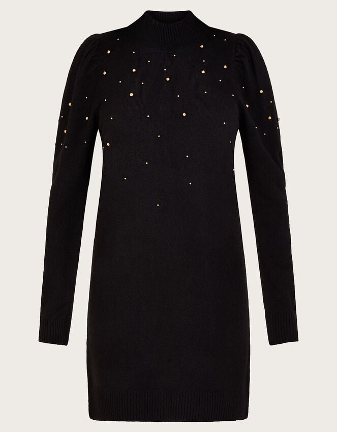 Payal Pearl Dress, Black (BLACK), large