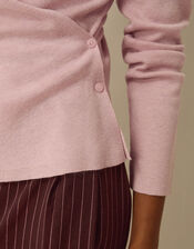 Dora Button-Side Knit Top, Pink (PINK), large