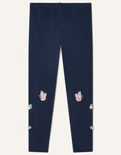 Butterfly Sequin Leggings, Blue (NAVY), large