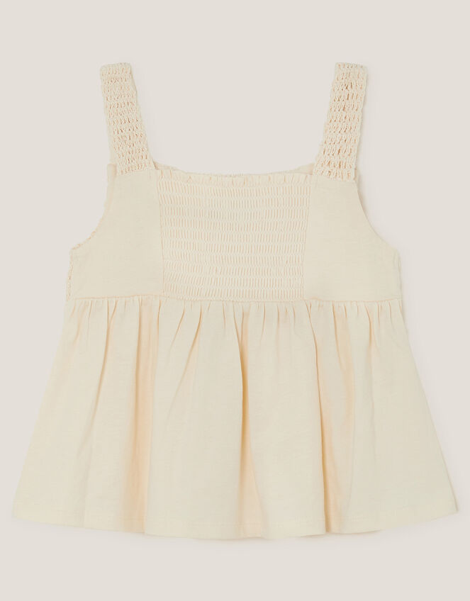 Crochet Flower Cami Top, Pink (PINK), large
