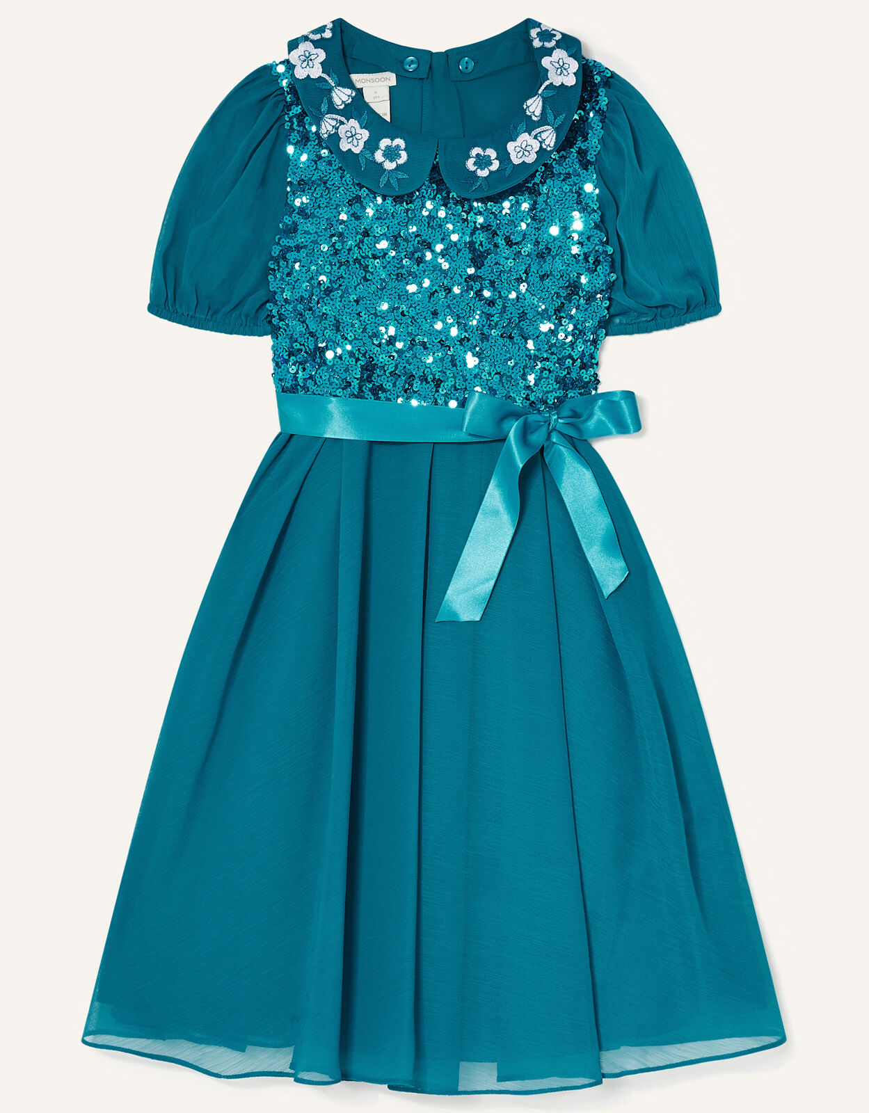 Monsoon green sequin dress cheap