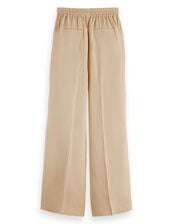 Scotch and Soda Hope High-Waisted Trousers Regular Length, Natural (NEUTRAL), large