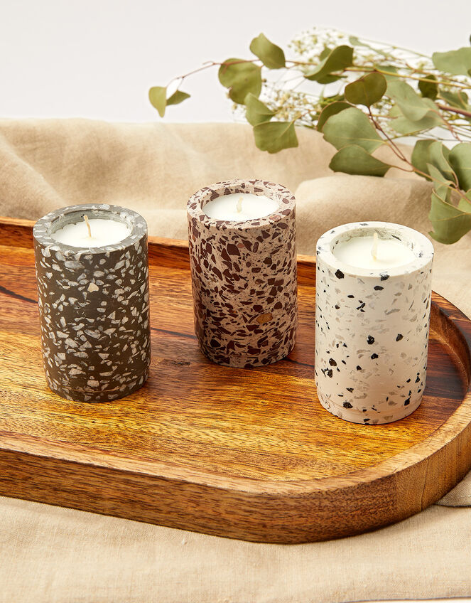 Mottled Candlestick Holder Set, , large