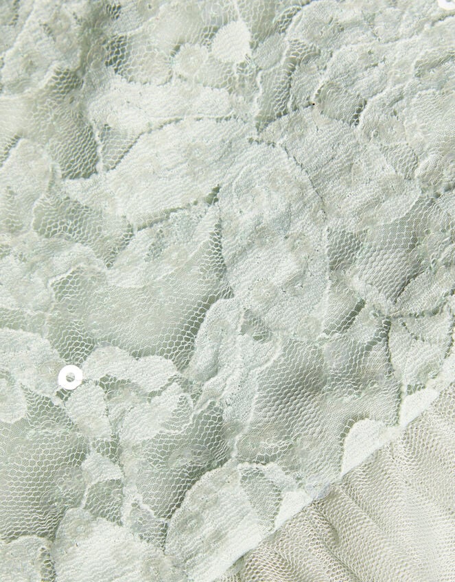 Lacey Sequin Truth Dress, Green (SAGE), large